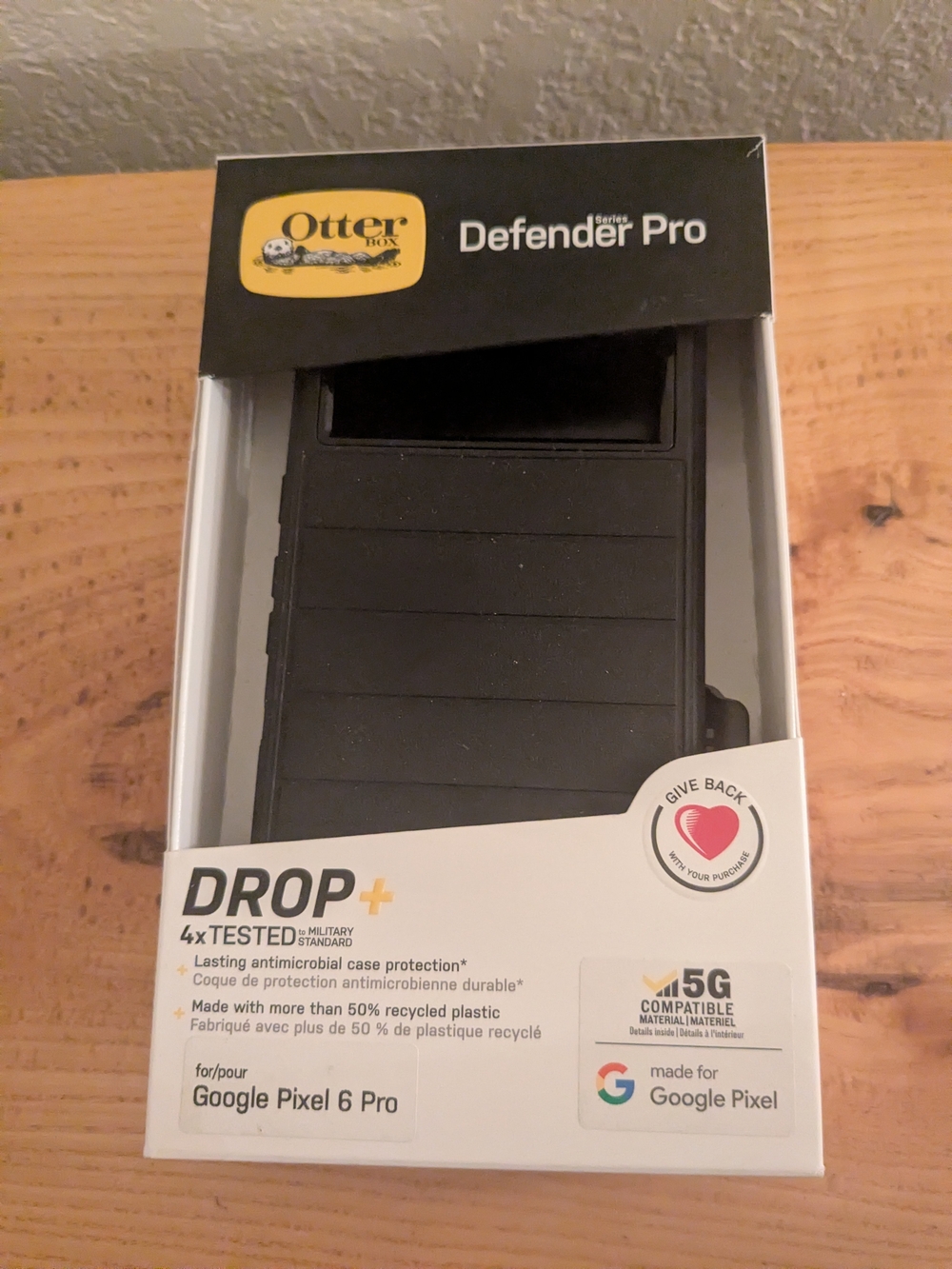 OtterBox Defender Pro Black Protective Case for Google Pixel 6 Pro